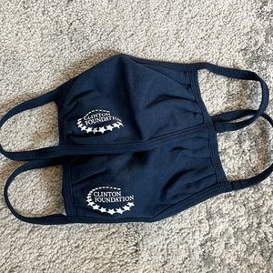 Clinton foundation face mask bill Clinton